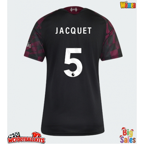 Liverpool Jeremy Jacquet #5 Replica Third Stadium Shirt for Women 2026-27 Short Sleeve